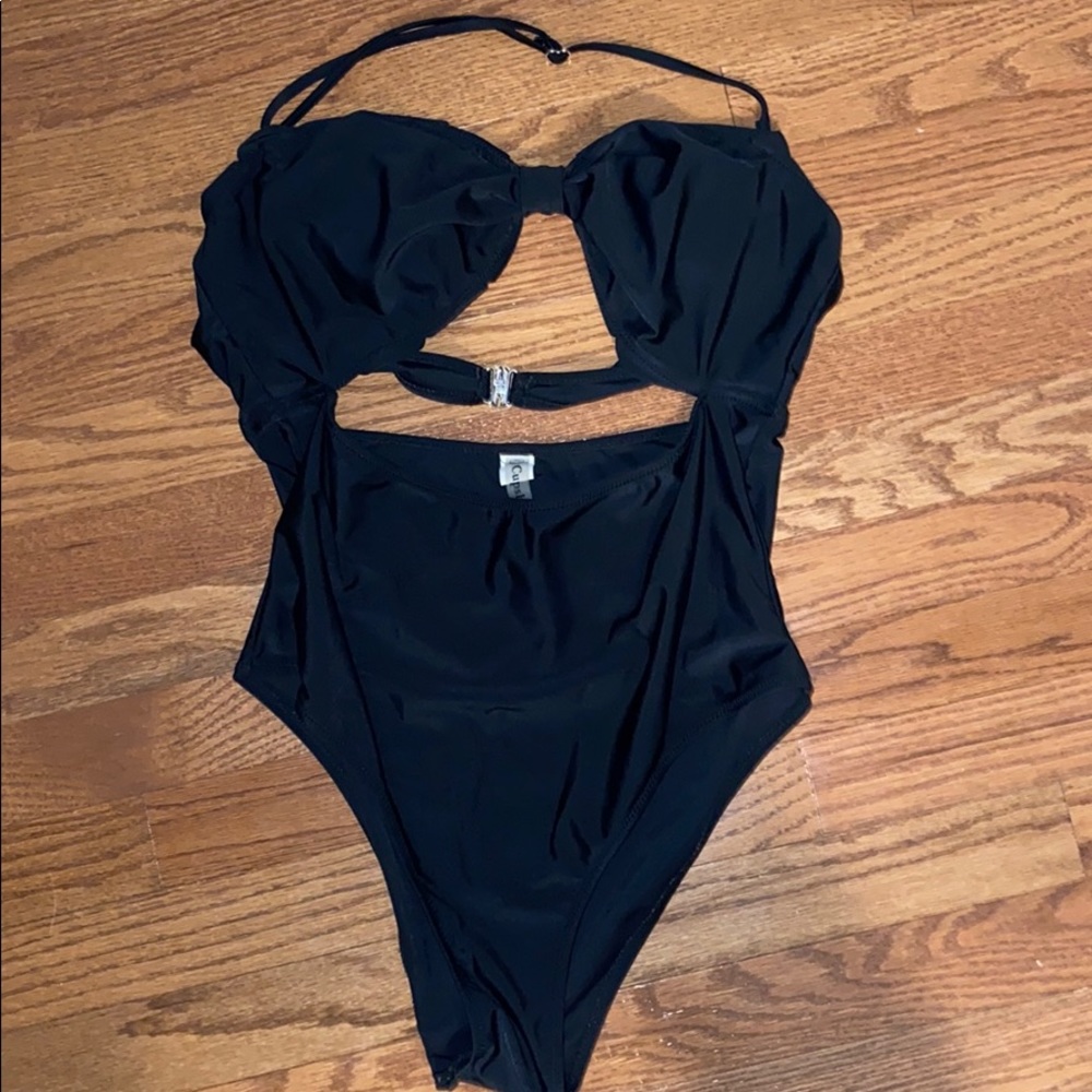 One piece with front cut out